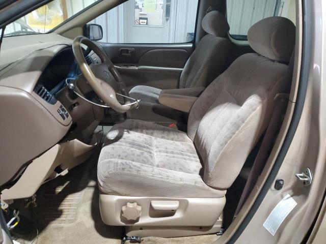 4T3ZF13C72U463883 - 2002 TOYOTA SIENNA LE თაფლისფერი ფოტო 7