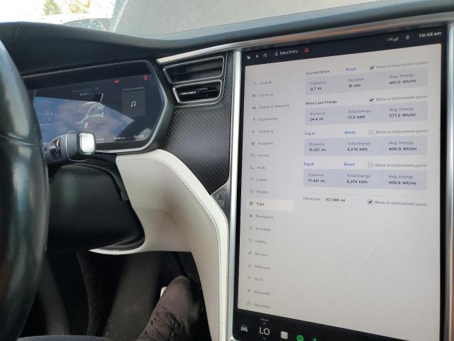 5YJXCBE23JF087732 - 2018 TESLA MODEL X Grau Foto 9