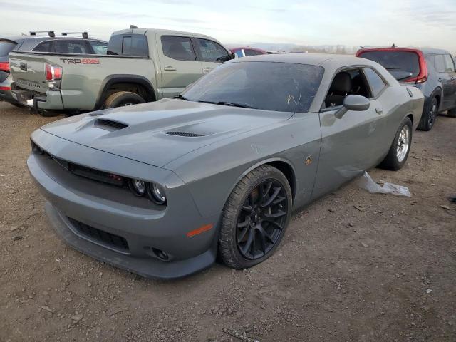 2C3CDZFJ6KH683198 - 2019 DODGE CHALLENGER R/T SCAT PACK GRAY photo 1