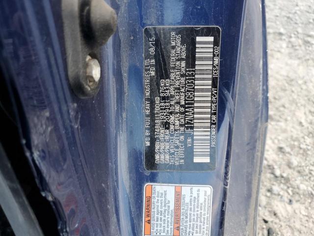 JF1ZNAA11G8703131 - 2016 TOYOTA SCION FR-S BLUE photo 12