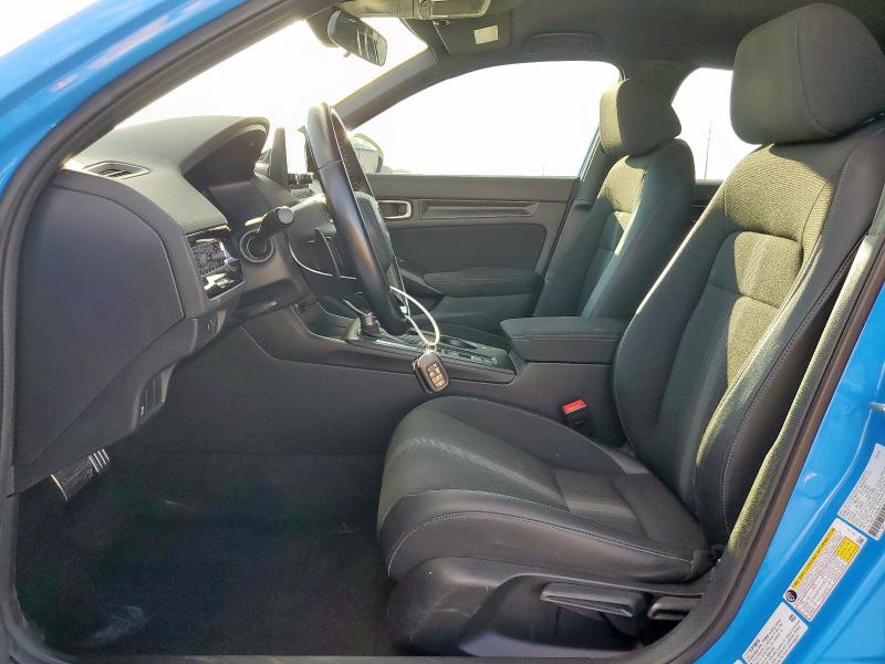 19XFL2H87NE017612 - 2022 HONDA CIVIC SPORT BLUE photo 7