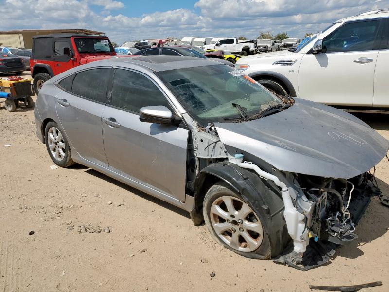 2HGFC2F87JH552703 - 2018 HONDA CIVIC EX 银色 照片 4