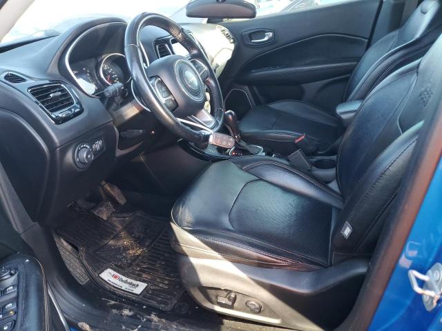 3C4NJDCB2LT119148 - 2020 JEEP COMPASS LIMITED BLUE photo 7
