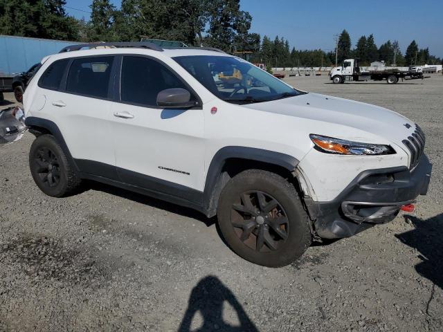 1C4PJMBS6FW503720 - 2015 JEEP CHEROKEE TRAILHAWK WHITE photo 4