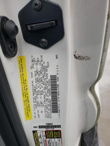 5TFTU4GN4CX023948 - 2012 TOYOTA TACOMA PRERUNNER ACCESS CAB WHITE photo 12