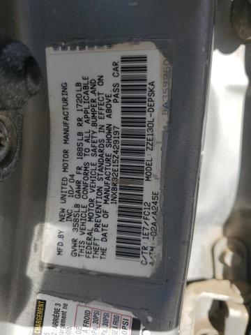 1NXBR32E15Z429197 - 2005 TOYOTA COROLLA CE SILVER photo 12