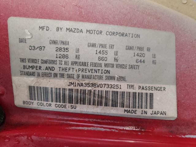 JM1NA3538V0733251 - 1997 MAZDA MX-5 MIATA TAN photo 13