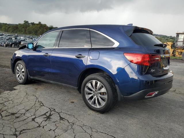 5FRYD4H42FB032379 - 2015 ACURA MDX TECHNOLOGY BLUE photo 2