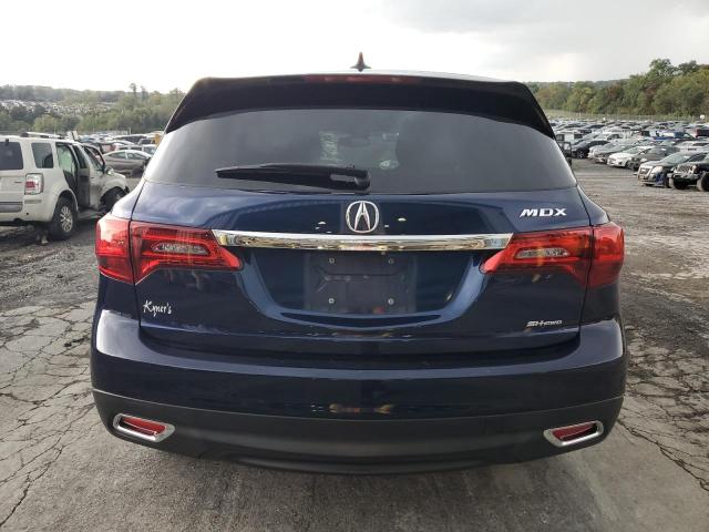 5FRYD4H42FB032379 - 2015 ACURA MDX TECHNOLOGY BLUE photo 6
