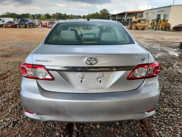 JTDBU4EE9BJ100328 - 2011 TOYOTA COROLLA BASE SILVER photo 6
