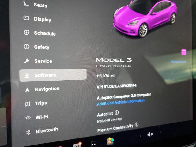 5YJ3E1EA3JF025144 - 2018 TESLA MODEL 3 白色 照片 9