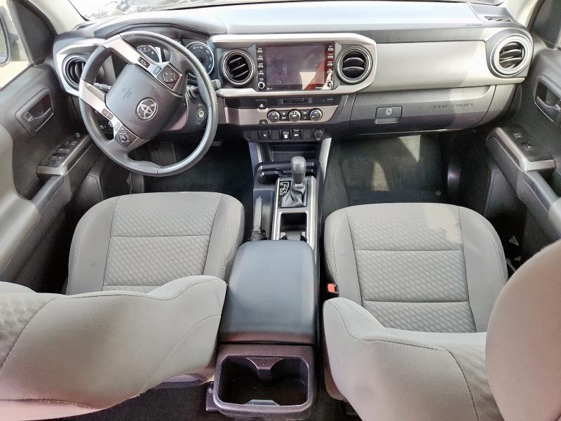 3TYBZ5DN2MT000123 - 2021 TOYOTA TACOMA DOUBLE CAB SILVER photo 8