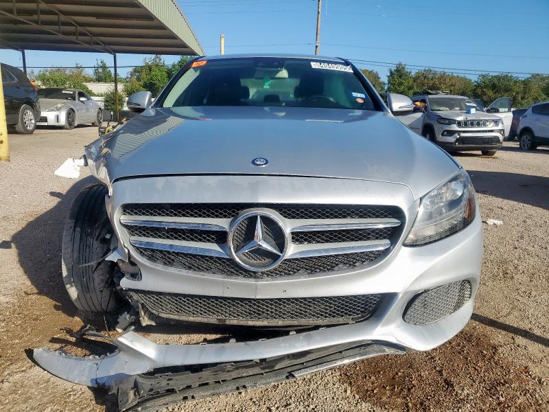 55SWF4KB9GU134305 - 2016 MERCEDES-BENZ C 300 4MATIC SILVER photo 5