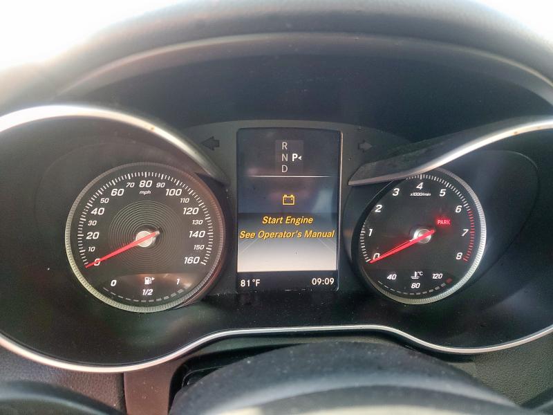 55SWF4KB9GU134305 - 2016 MERCEDES-BENZ C 300 4MATIC SILVER photo 9