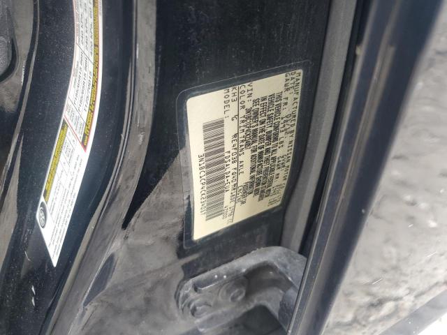 3N1BC1CP4CK234057 - 2012 NISSAN VERSA S 黑色 照片 12