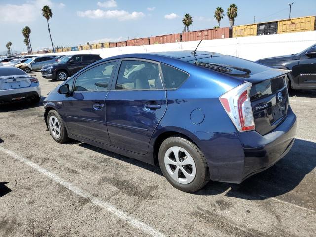JTDKN3DUXF0396424 - 2015 TOYOTA PRIUS ლურჯი ფოტო 2