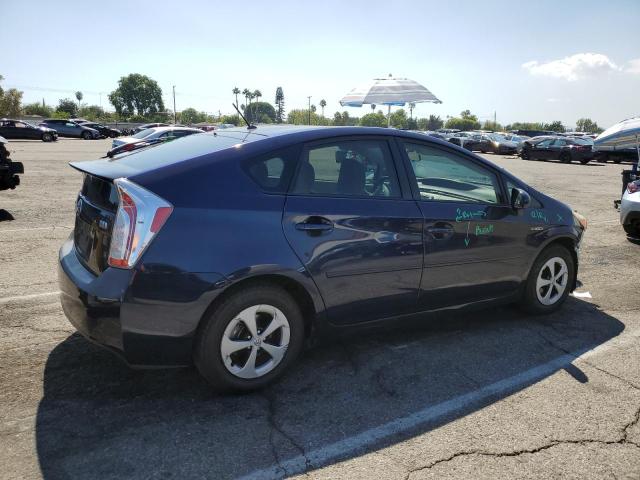JTDKN3DUXF0396424 - 2015 TOYOTA PRIUS ლურჯი ფოტო 3