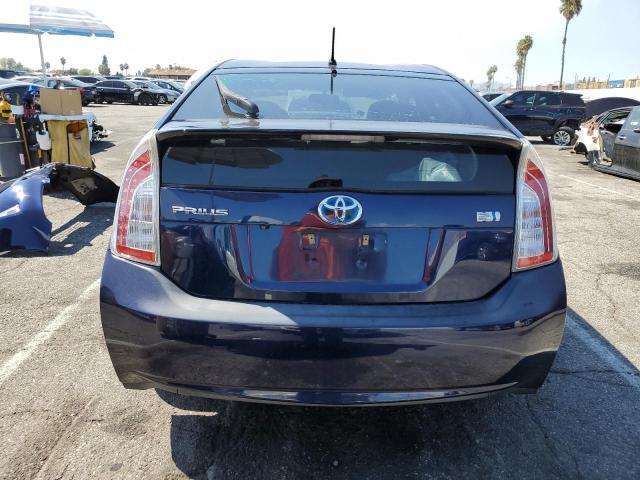 JTDKN3DUXF0396424 - 2015 TOYOTA PRIUS ლურჯი ფოტო 6