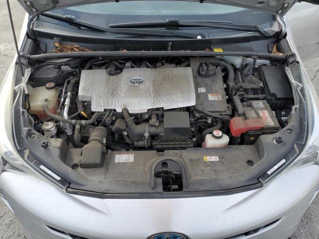 JTDKBRFU9J3584982 - 2018 TOYOTA PRIUS Күміс фото 11