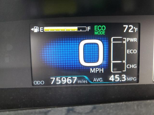 JTDKBRFU9J3584982 - 2018 TOYOTA PRIUS Күміс фото 9