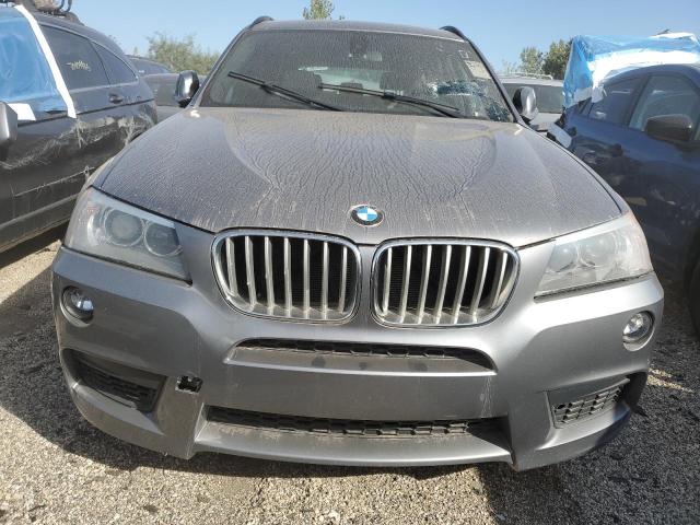 5UXWX7C58CL735722 - 2012 BMW X3 XDRIVE35I GRAY photo 5
