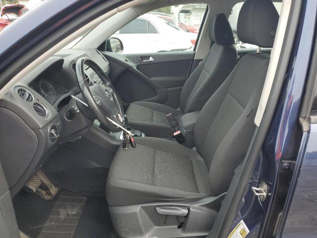 WVGBV7AX3DW539578 - 2013 VOLKSWAGEN TIGUAN S BLUE photo 7