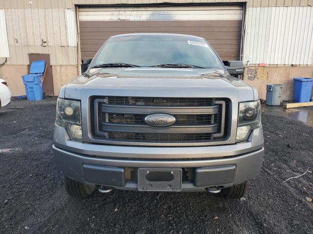 1FTEX1EM4DKE13908 - 2013 FORD F150 SUPER CAB GRAY photo 5