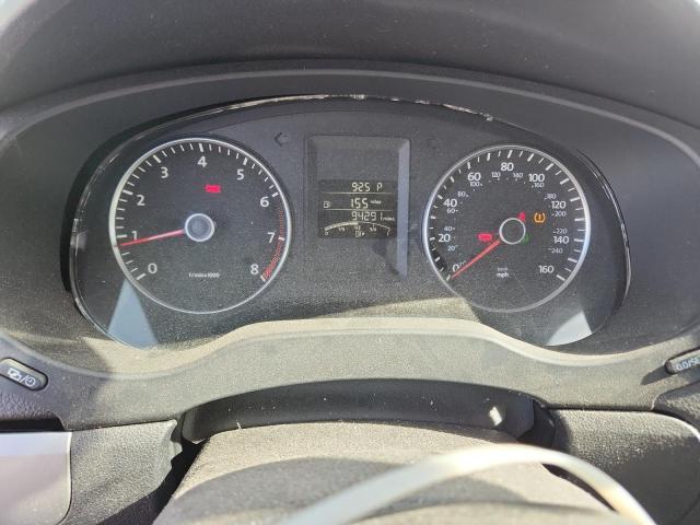 3VWDX7AJXDM410625 - 2013 VOLKSWAGEN JETTA SE Argent photo 9