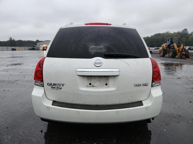 5N1BV28UX7N139218 - 2007 NISSAN QUEST S თეთრი ფოტო 6