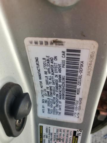 1NXBR32E64Z261961 - 2004 TOYOTA COROLLA CE BURN photo 12