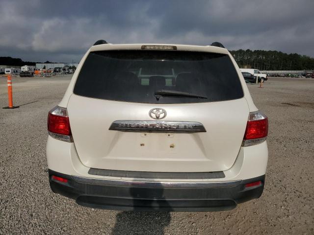 5TDZK3EHXDS122126 - 2013 TOYOTA HIGHLANDER BASE Beyaz fotoğraf 6