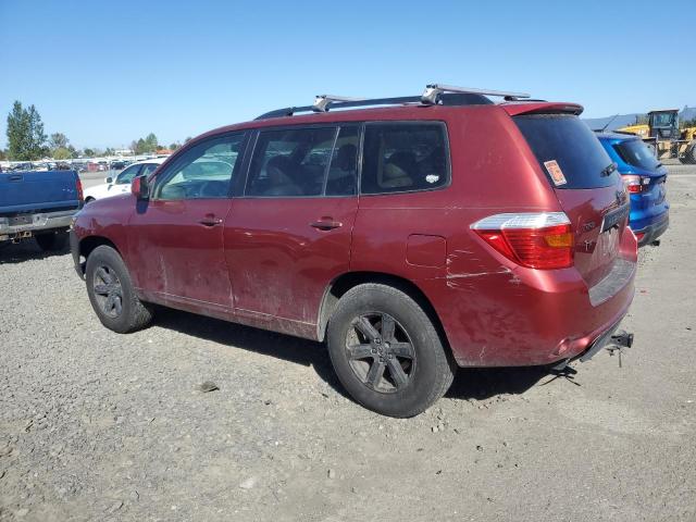 JTEDA41A292007039 - 2009 TOYOTA HIGHLANDER 勃艮第红 照片 2