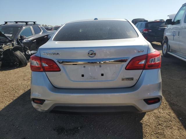 3N1AB7AP7KY444345 - 2019 NISSAN SENTRA S SILVER photo 6