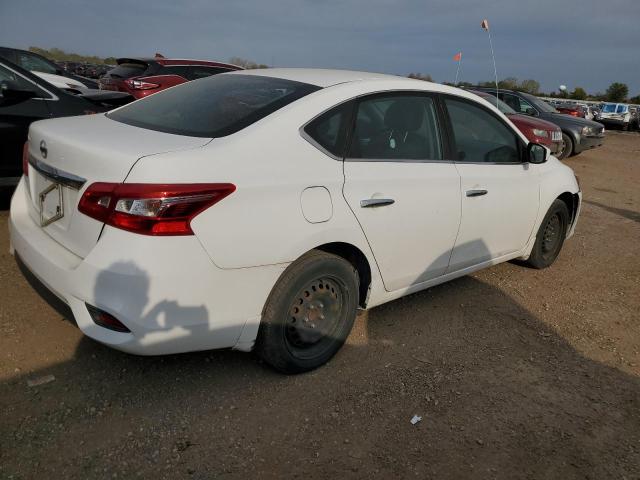 3N1AB7AP5KY383318 - 2019 NISSAN SENTRA S WHITE photo 3
