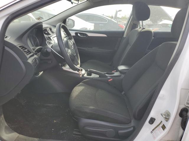 3N1AB7AP5KY383318 - 2019 NISSAN SENTRA S WHITE photo 7