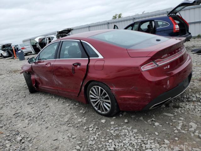 3LN6L5D98HR608153 - 2017 LINCOLN MKZ SELECT RED photo 2