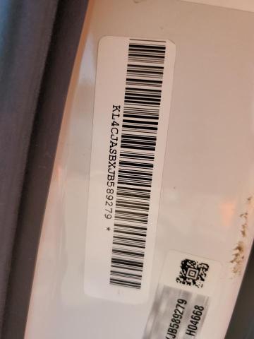 KL4CJASBXJB589279 - 2018 BUICK ENCORE PREFERRED Biały zdjęcie 12