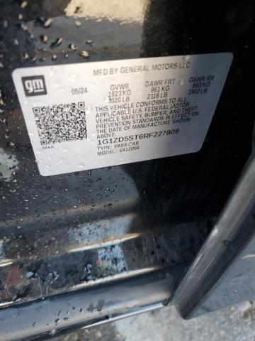 1G1ZD5ST6RF227809 - 2024 CHEVROLET MALIBU LT შავი ფოტო 13