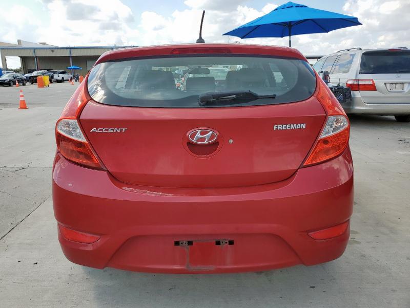 KMHCT5AE7CU009363 - 2012 HYUNDAI ACCENT GLS 红色 照片 6