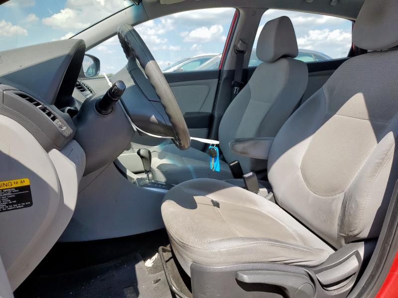 KMHCT5AE7CU009363 - 2012 HYUNDAI ACCENT GLS 红色 照片 7