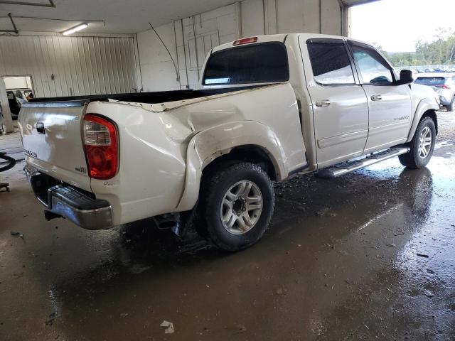 5TBET34126S544709 - 2006 TOYOTA TUNDRA DOUBLE CAB SR5 WHITE photo 3