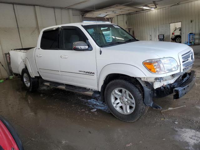 5TBET34126S544709 - 2006 TOYOTA TUNDRA DOUBLE CAB SR5 WHITE photo 4