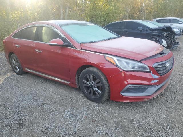 5NPE34AF8HH564100 - 2017 HYUNDAI SONATA SPORT RED photo 4