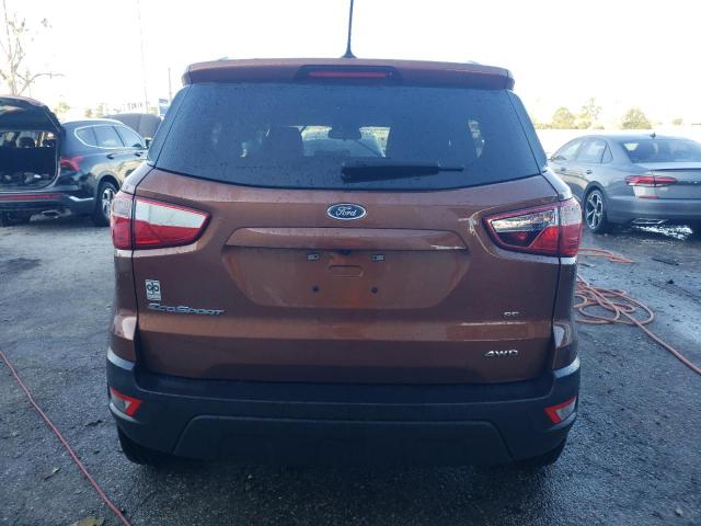 MAJ6S3GL6LC376958 - 2020 FORD ECOSPORT SE Қызғылт сары фото 6