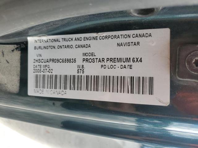 2HSCUAPR09C659835 - 2009 INTERNATIONAL PROSTAR PR GREEN photo 10