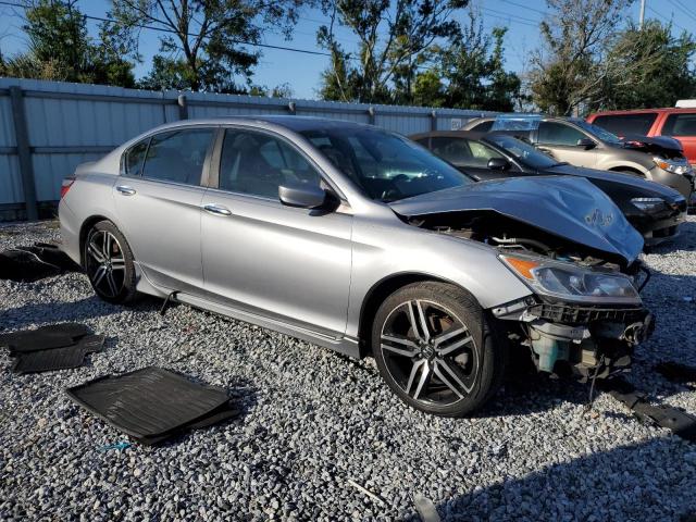 1HGCR2F54HA171326 - 2017 HONDA ACCORD SPORT ნაცრისფერი ფოტო 4