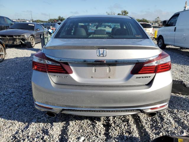 1HGCR2F54HA171326 - 2017 HONDA ACCORD SPORT ნაცრისფერი ფოტო 6