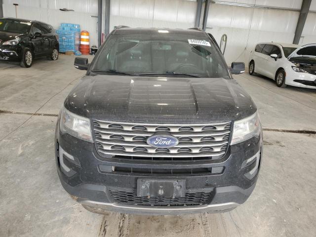 1FM5K8D85GGD13220 - 2016 FORD EXPLORER XLT BLACK photo 5