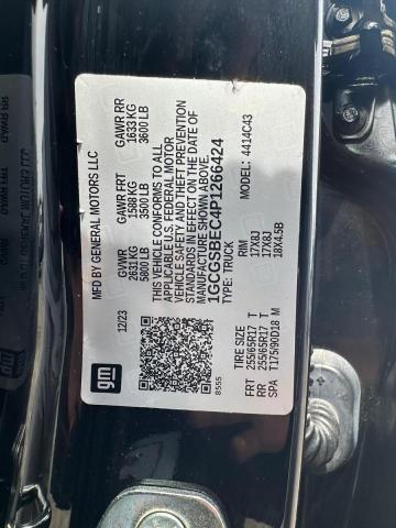 1GCGSBEC4P1266424 - 2023 CHEVROLET COLORADO Noir photo 10