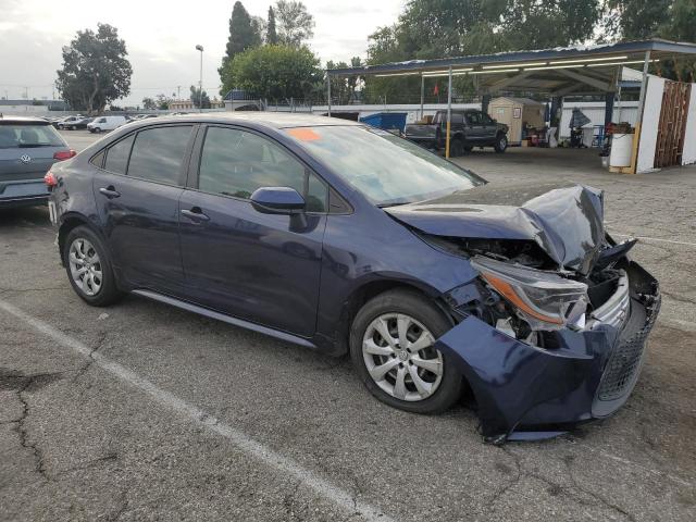 JTDEPRAE6LJ107682 - 2020 TOYOTA COROLLA LE BLUE photo 4